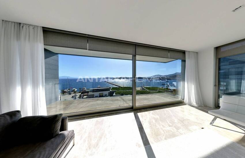 Detached Villas with Castle and Kos Island View in Bodrum 27