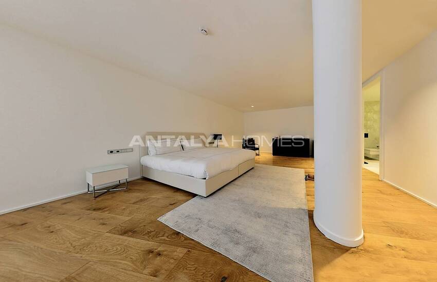Detached Villas with Castle and Kos Island View in Bodrum 31