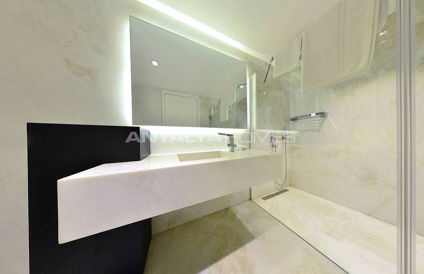 Detached Villas with Castle and Kos Island View in Bodrum 32