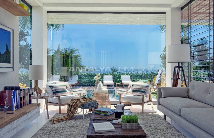 Muğla Milas'ta Marina Manzaralı Satılık Lüks Evler 9