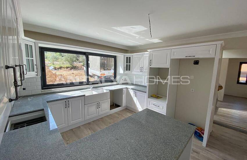 Stylishly Designed 4+1 Villas with Mountain View in Fethiye 10