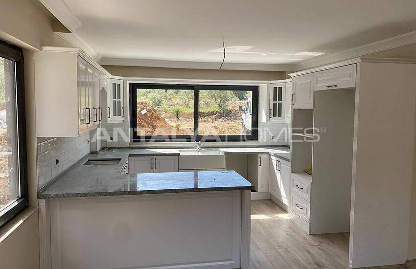 Stylishly Designed 4+1 Villas with Mountain View in Fethiye 12