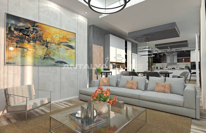 Mountain View Triplex Villa with Spacious Design in Fethiye 4