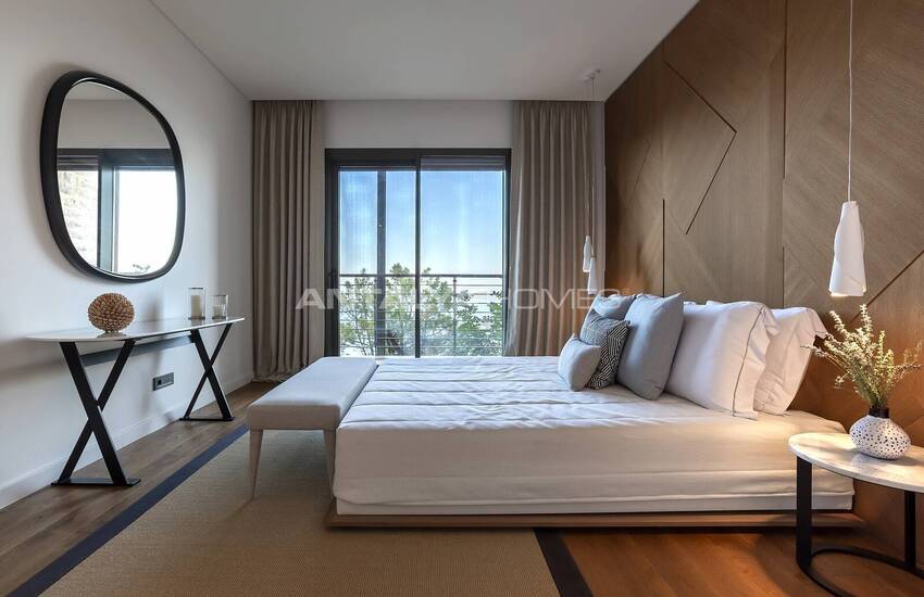 Bodrum'da Orman İçindeki Projede Deniz Manzaralı Daireler 29