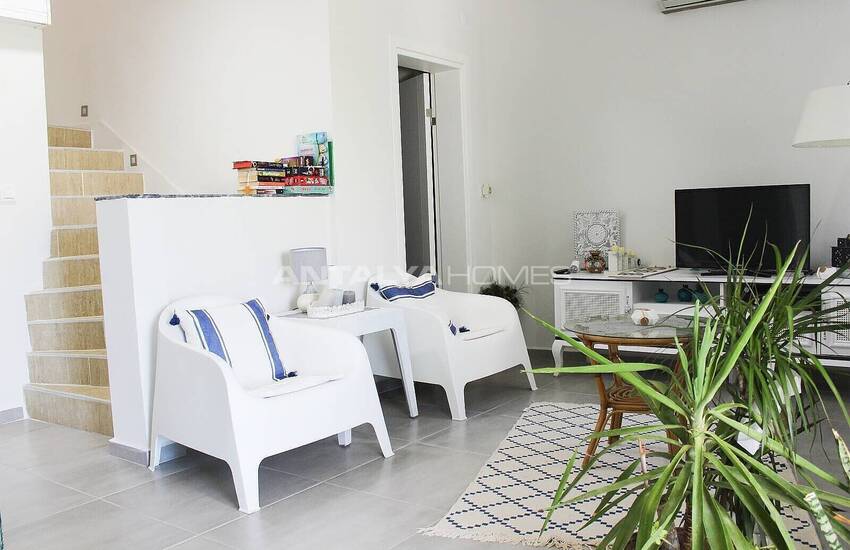 Doppelhaushälfte Mit Meerblick Und Garten In Bodrum Turkbuku 19