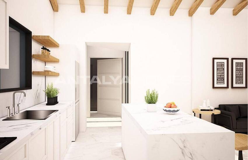 Villas En Pierre Avec Piscine Chauffée Et Jardin À Gumusluk 5