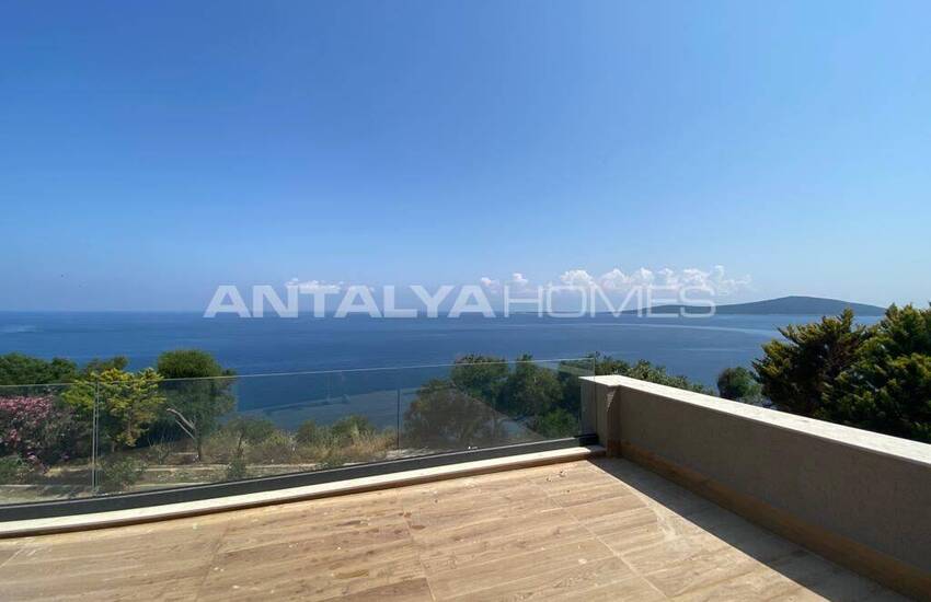 خانه‌های مستقل با چشم‌انداز شگفت‌انگیز دریا در بدروم، گوندوغان 12