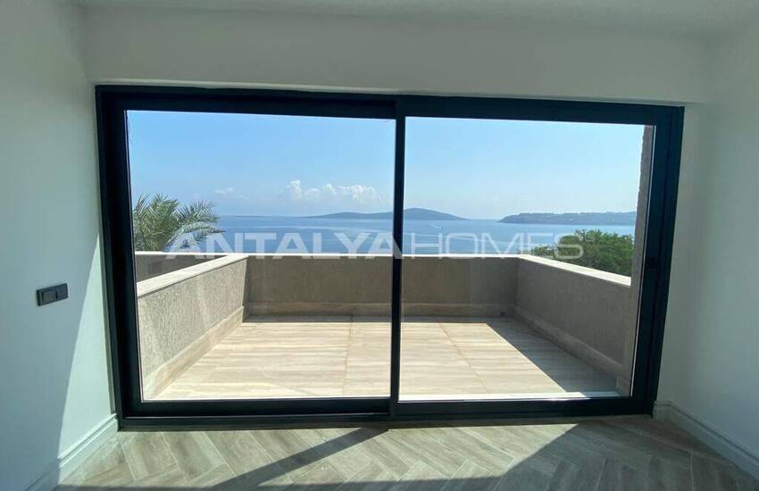 خانه‌های مستقل با چشم‌انداز شگفت‌انگیز دریا در بدروم، گوندوغان 18