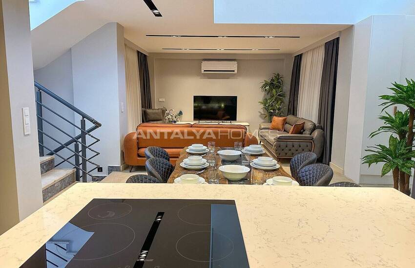 Fethiye Ölüdeniz’de 4+1 Geniş Bahçe Kullanımlı Müstakil Havuzlu Villalar 9