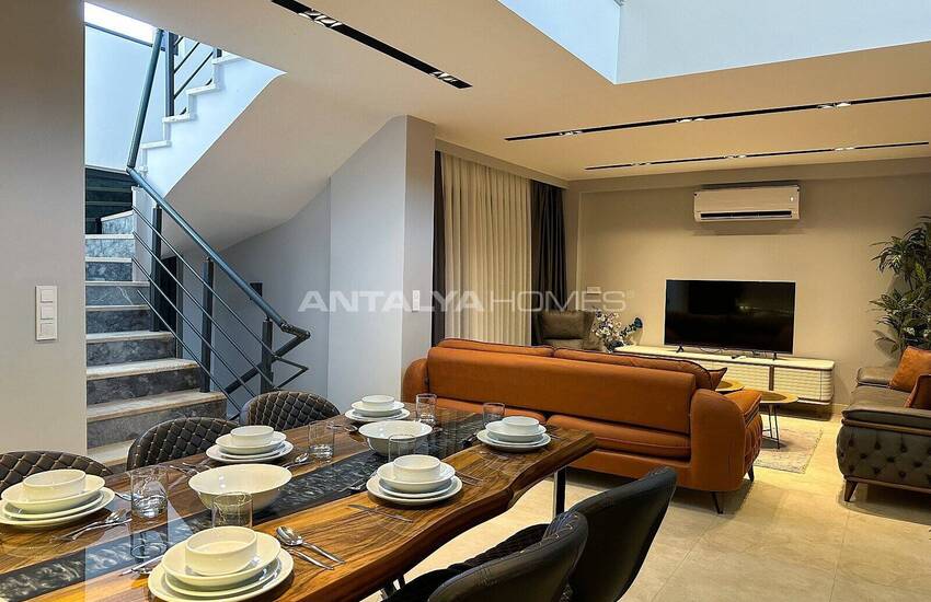Fethiye Ölüdeniz’de 4+1 Geniş Bahçe Kullanımlı Müstakil Havuzlu Villalar 11