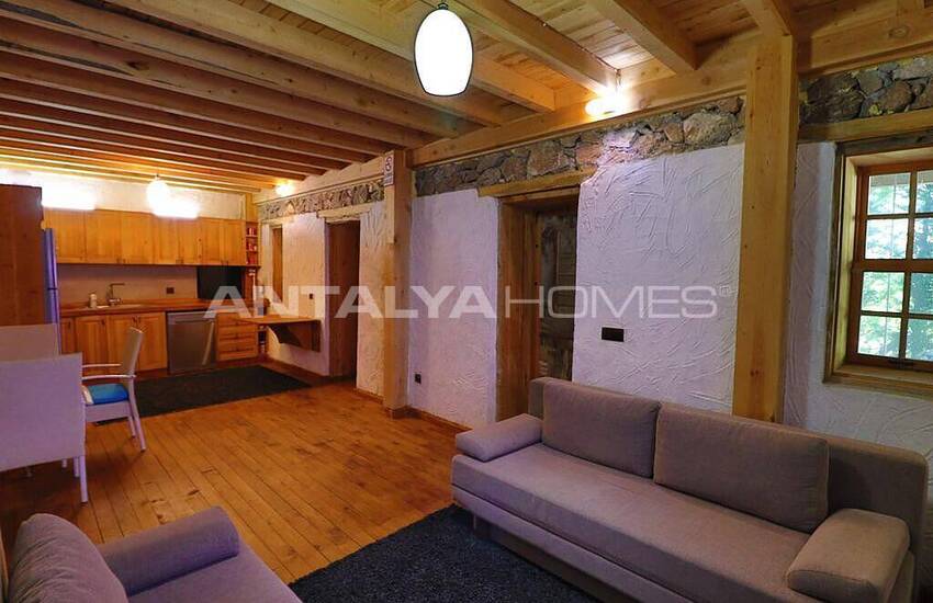 Villa En Pierre Et En Bois Avec Vue Mer À Fethiye Faralya 11