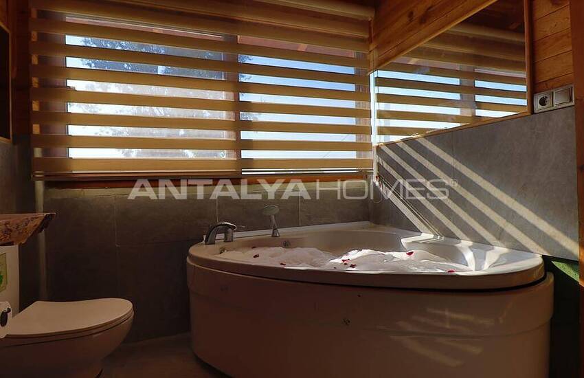 Villa En Pierre Et En Bois Avec Vue Mer À Fethiye Faralya 20