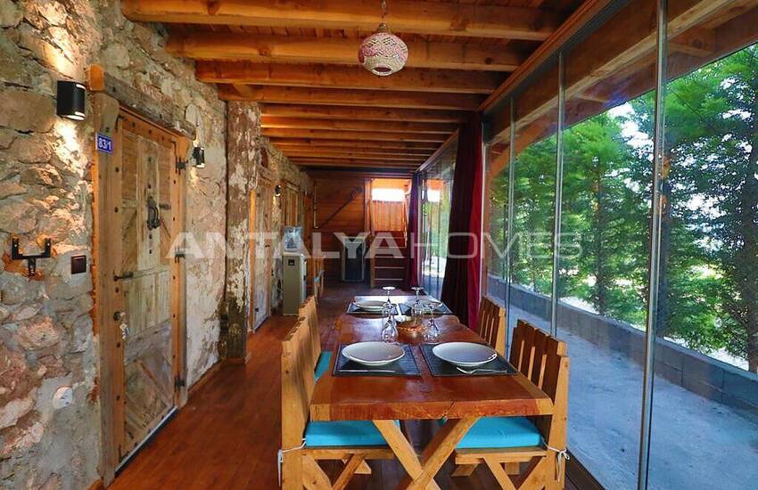 Villa En Pierre Et En Bois Avec Vue Mer À Fethiye Faralya 14