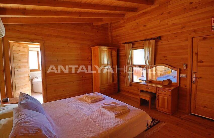 Villa En Pierre Et En Bois Avec Vue Mer À Fethiye Faralya 16