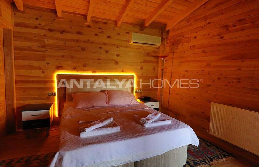 Villa En Pierre Et En Bois Avec Vue Mer À Fethiye Faralya 18