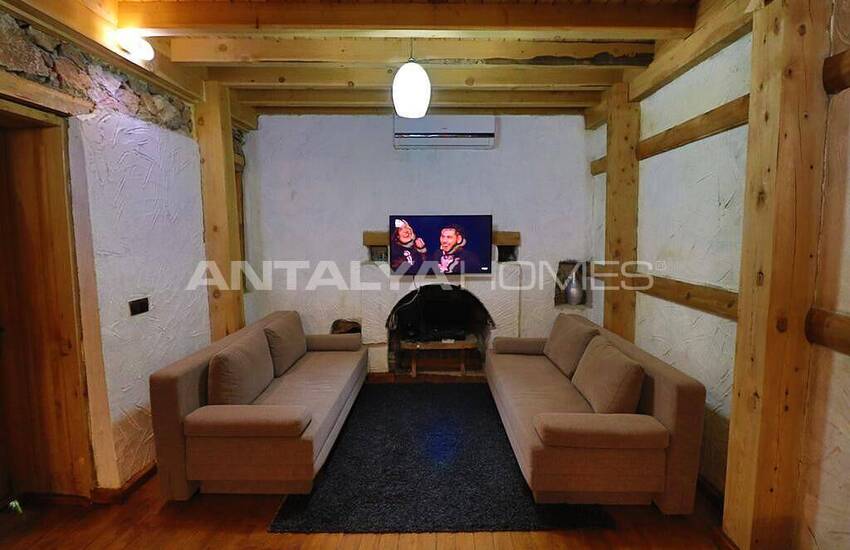 Villa En Pierre Et En Bois Avec Vue Mer À Fethiye Faralya 10