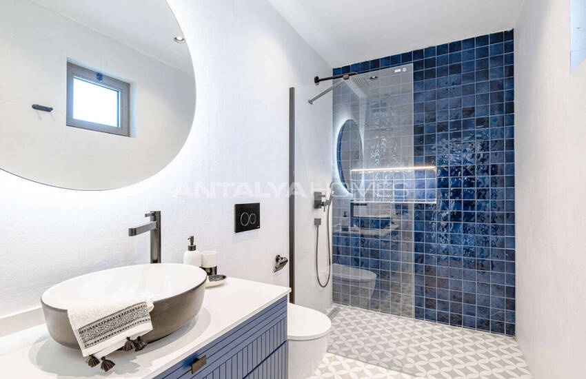 Stenbelagda Hus Med Pooler I Bodrum Gumusluk 29
