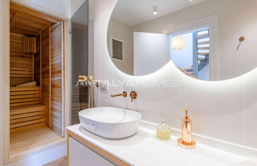 Stenbelagda Hus Med Pooler I Bodrum Gumusluk 32