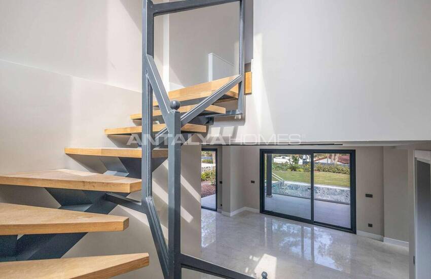 فيلا بتصميم مميز في مجمع آمن في بودروم توربا 19