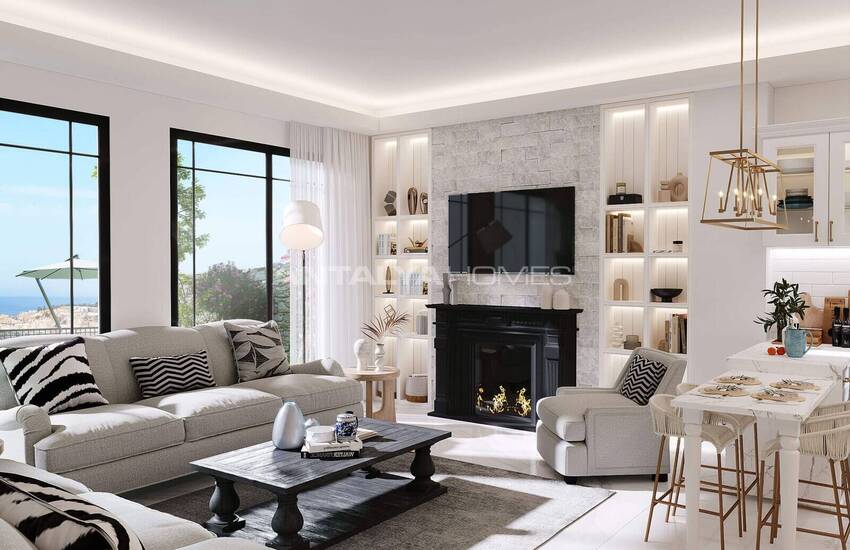 Villas Vue Mer Près De La Mer À Bodrum Gumusluk 15