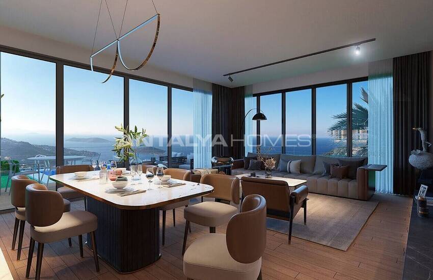 Stilvolle Freistehende Meerblick Villen In Bodrum Türkei 14