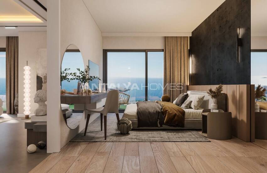 Einzel Häuser Mit Panoramablick Auf Das Meer In Bodrum, Türkei 20