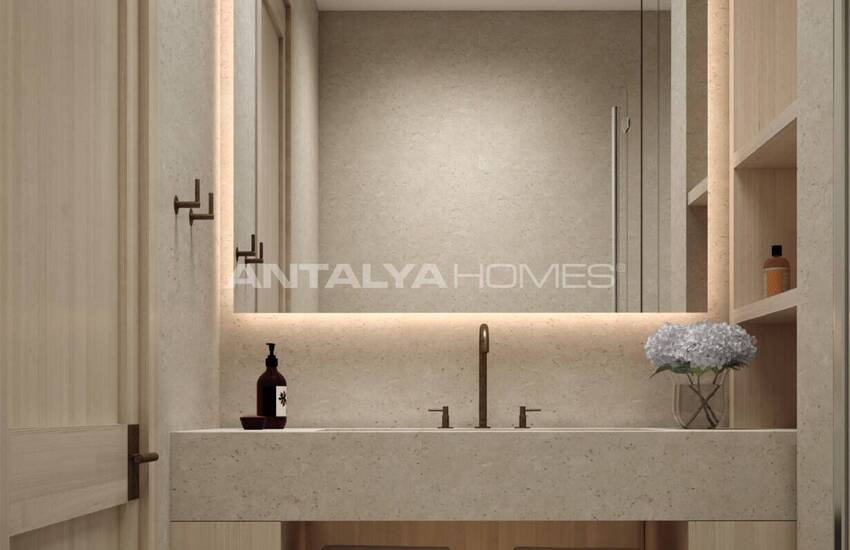 Sea View Properties in a Complex with Pool in Bodrum Gundogan 12