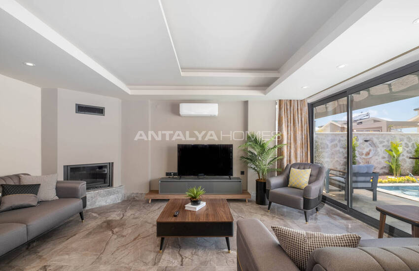 Ölüdeniz'de 3+1 Müstakil Havuz ve Saunalı Satılık Villa 22