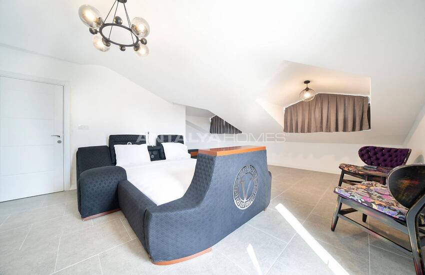 4+1 Detached House with Private Pool in Fethiye Mugla 14