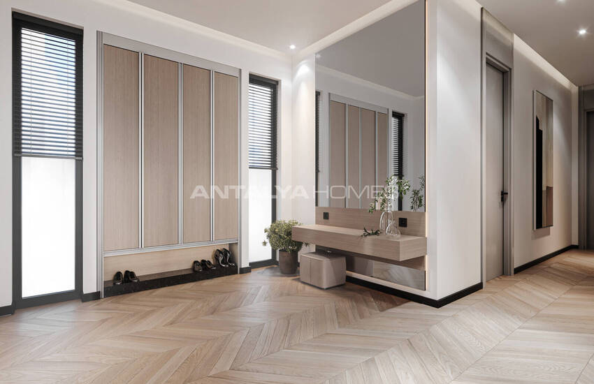 منازل دوبلكس منفصلة ذات تصميم واسع في بودروم توركبوكو 35