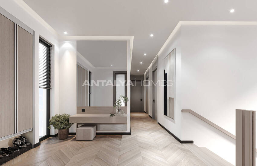 منازل دوبلكس منفصلة ذات تصميم واسع في بودروم توركبوكو 36