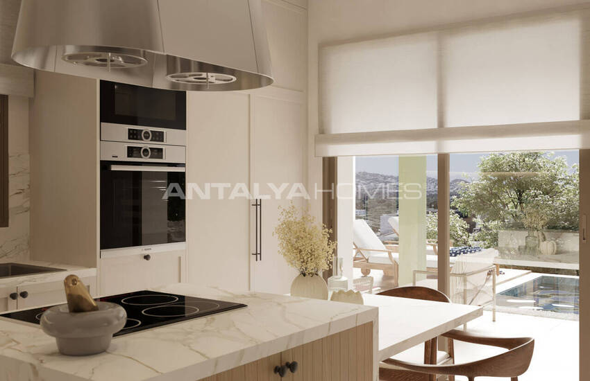 Bodrum Gümüşlük'te Özel Havuzlu ve Deniz Manzaralı Evler 13