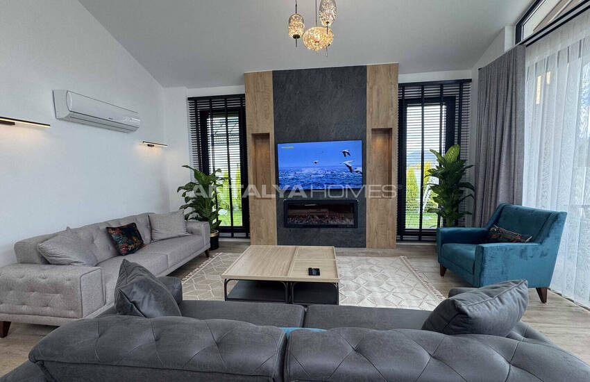 Fristående Hus Med 3 Sovrum Och Pool I Mugla Seydikemer 16