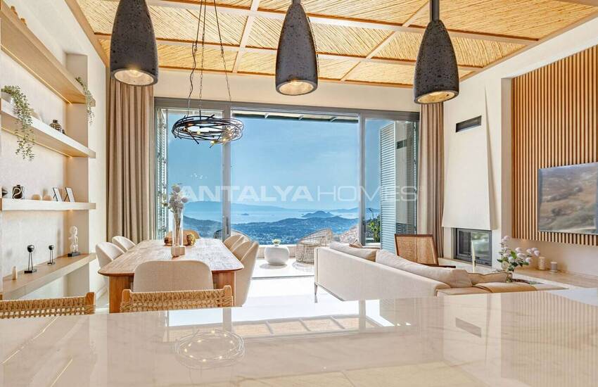 Houses with Sea View and Outbuilding in Bodrum Gumusluk 11