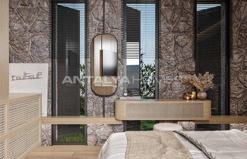 Houses with Sea View and Outbuilding in Bodrum Gumusluk 53