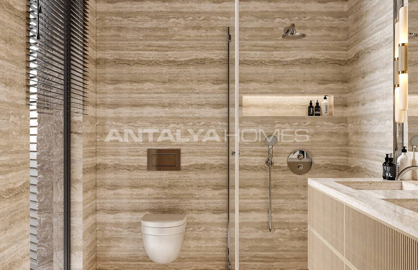 Houses with Sea View and Outbuilding in Bodrum Gumusluk 54