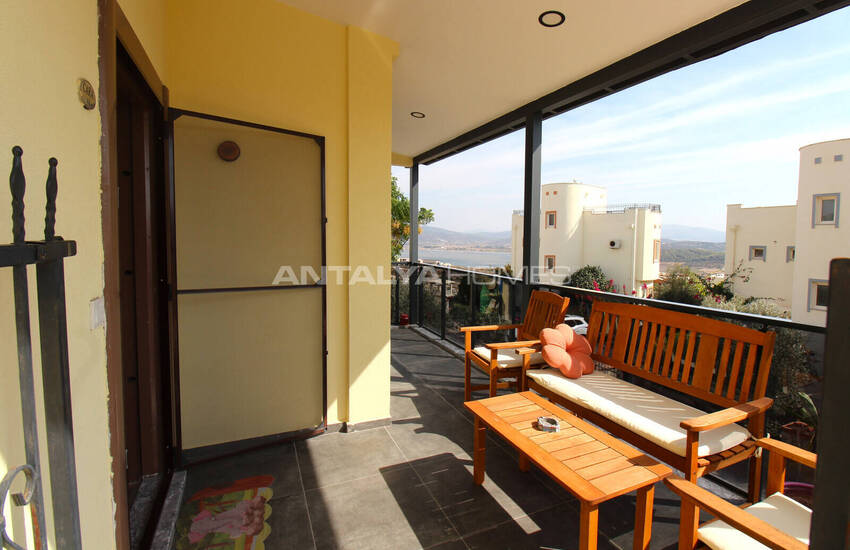 Panoramic Sea and Lake View Elegant Apartment in Bodrum 31