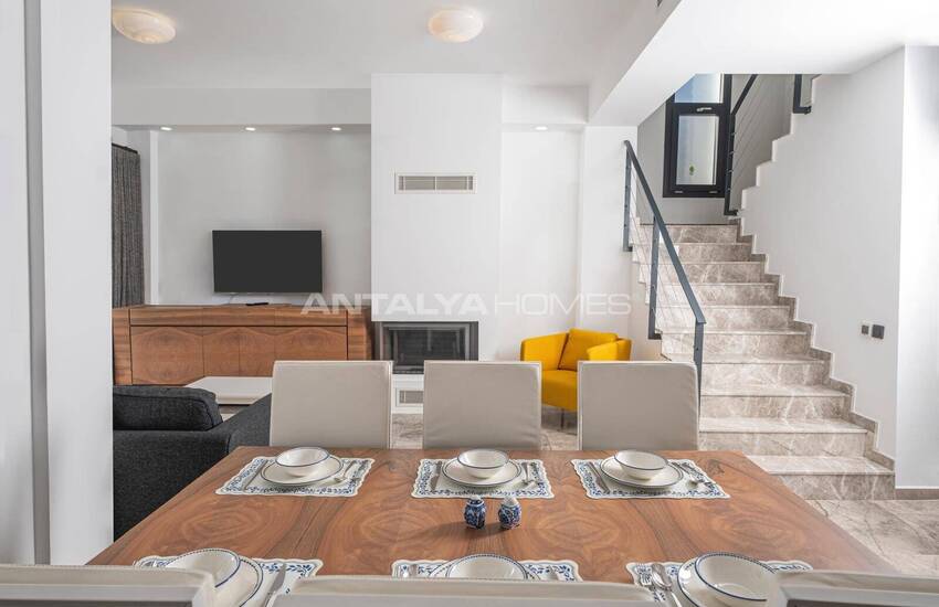 منازل منفصلة مطلة على البحر مع حمام سباحة خاص في بودروم تركيا 11