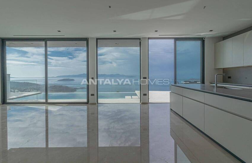 ویلا مستقل با دید دریا با استخر در بدروم ترکیه 7