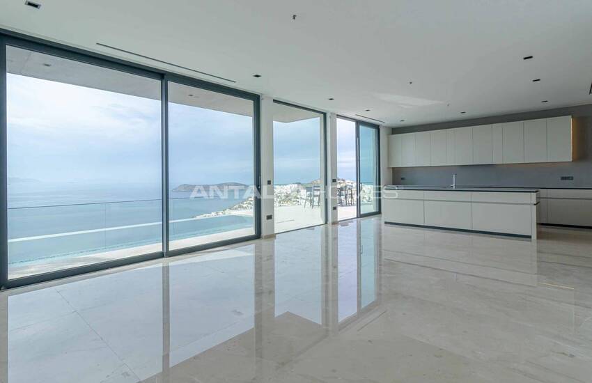 ویلا مستقل با دید دریا با استخر در بدروم ترکیه 8