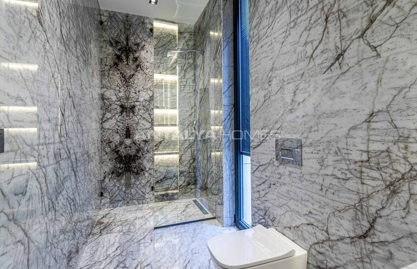 ویلا مستقل با دید دریا با استخر در بدروم ترکیه 17