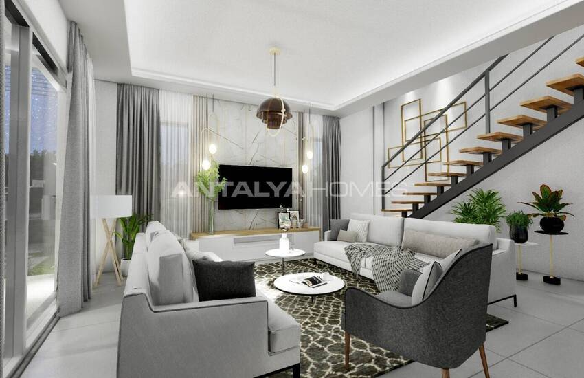 Detached Houses in a Complex with Pool in Çalış Fethiye 18