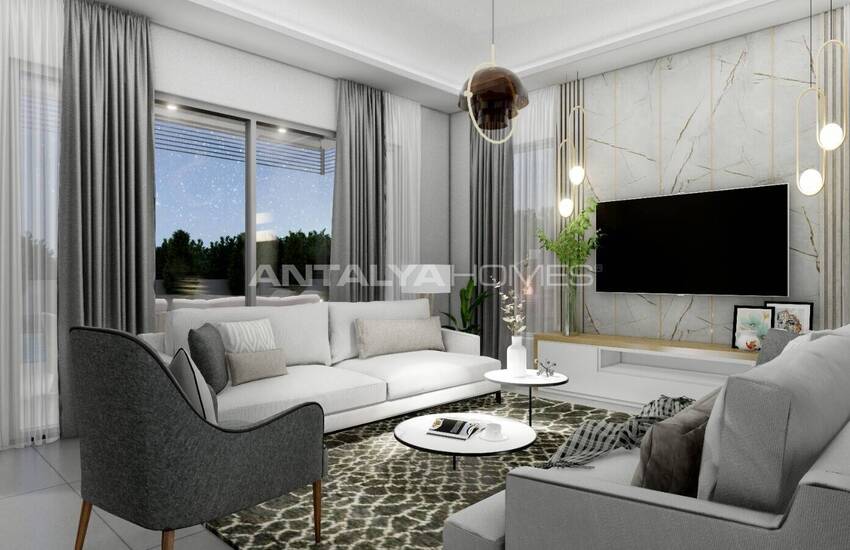 Detached Houses in a Complex with Pool in Çalış Fethiye 17