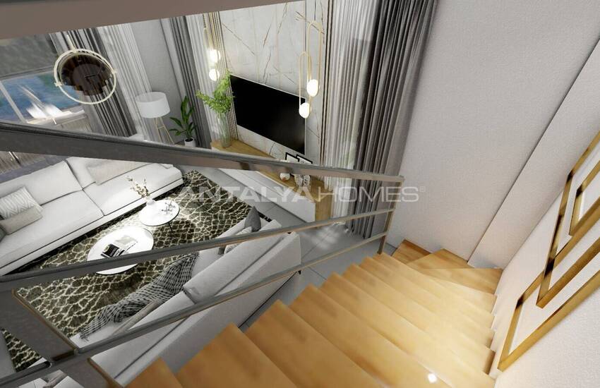 Detached Houses in a Complex with Pool in Çalış Fethiye 21