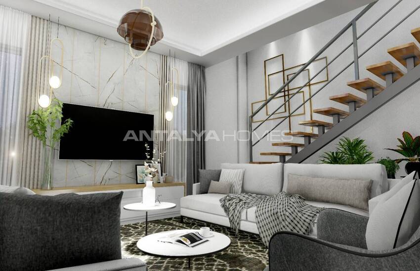 Detached Houses in a Complex with Pool in Çalış Fethiye 20