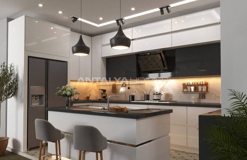 Gelijkvloerse Huizen Met Zwembad In Bodrum 13