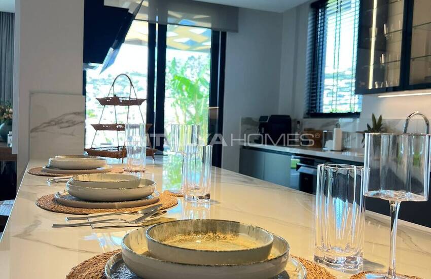 خانه‌هایی با استخر خصوصی و منظره دریا در بدروم گوموشلوک 10