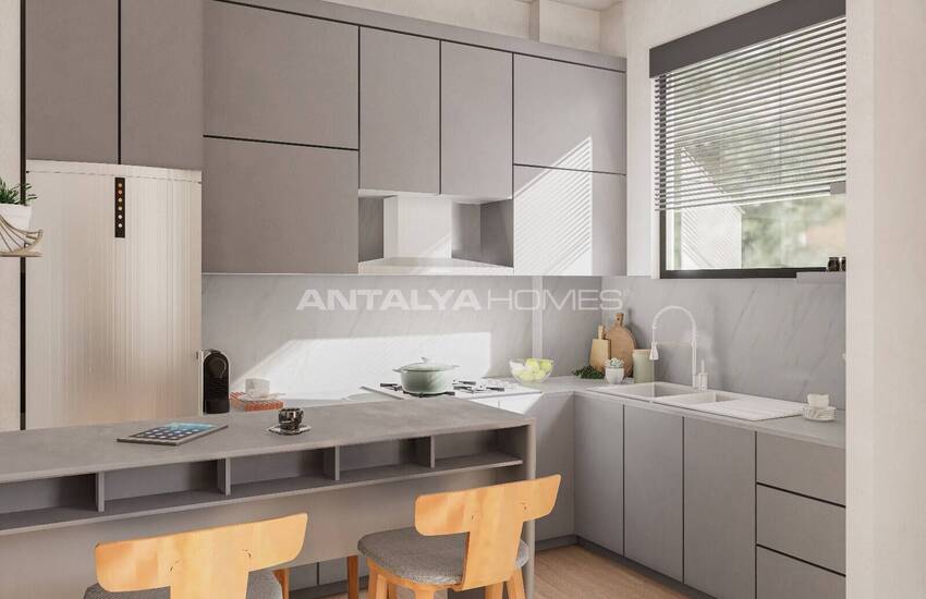 Современные квартиры в охраняемом комплексе в Мугла Ула Эсентепе 11