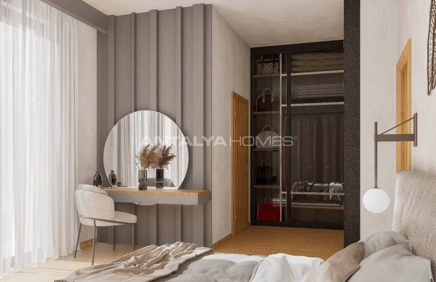 Двухквартирные дома с 4 спальнями и бассейнами в Мугла Эсентепе 14