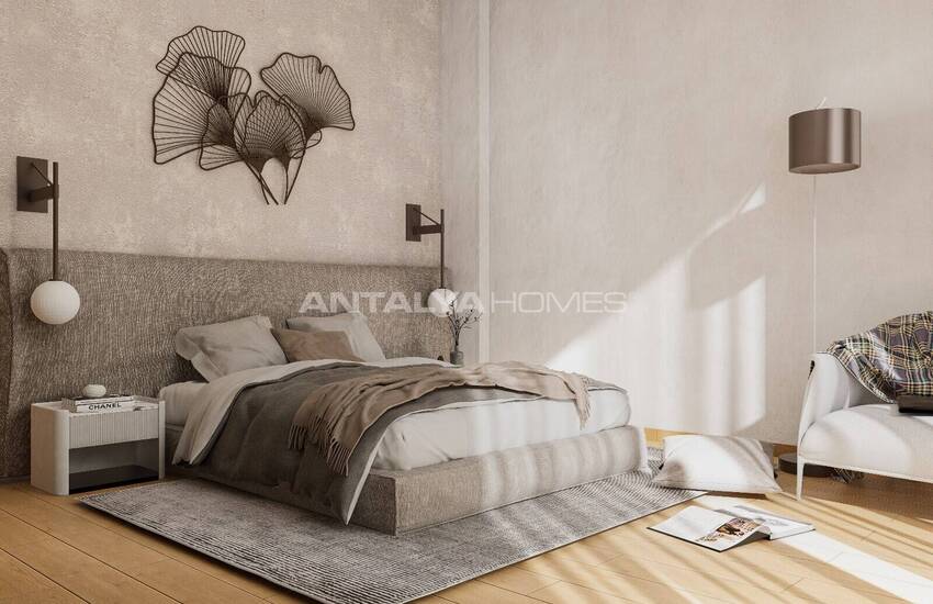 Двухквартирные дома с 4 спальнями и бассейнами в Мугла Эсентепе 16